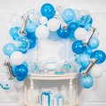 Creative Converting 10' Blue First Birthday Balloon Arch Kit 10', 462PK 360496